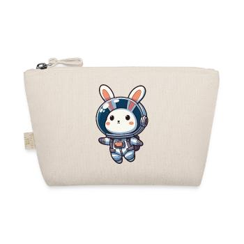 Cute bunny, astronaut, rabbit in space - Organic Pouch - nature - Front