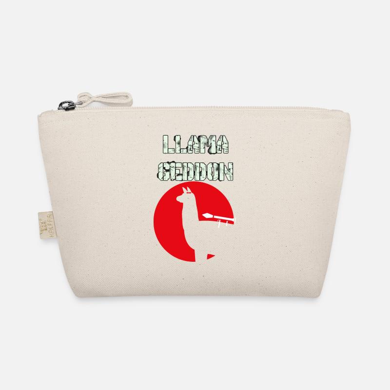 LLAMAGEDDON! Llama funny tshirt Organic Pouch