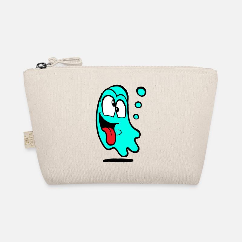 Confucius in turquoise - Organic Pouch - nature