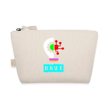 Rave-Glühbirne - Bio-Täschchen - Natur - Vorne