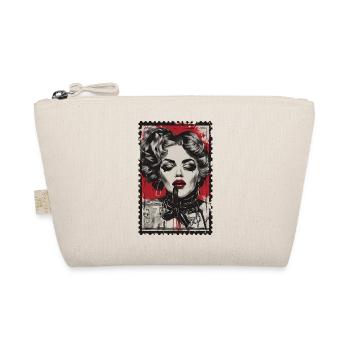 20s Woman Woman Face Burlesque Picture - Organic Pouch - nature - Front