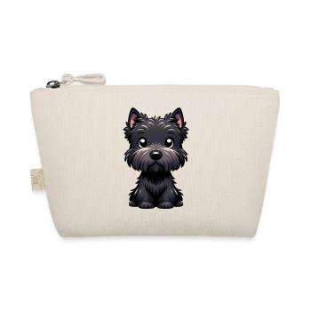 Digitale Illustration eines niedlichen Scottish Terriers - Bio-Täschchen - Natur - Vorne