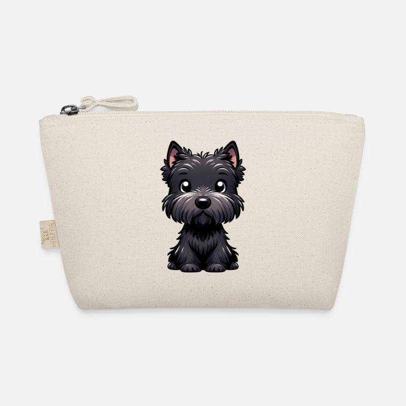 Illustration numérique d’un mignon Scottish Terrier Trousse biologique