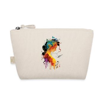 Earthed Soul with Butterfly and Dove - Organic Pouch - nature - Front