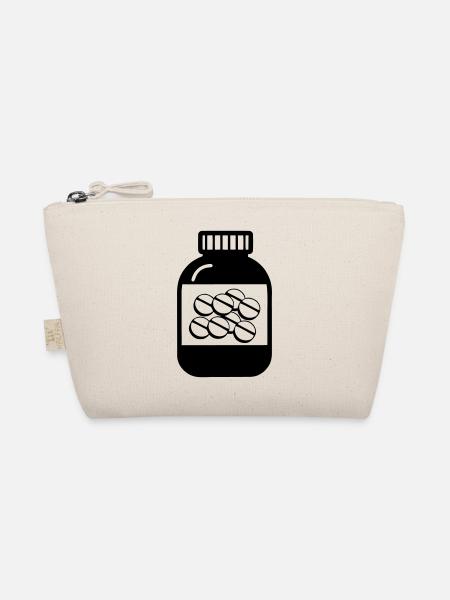 Jar of pills for Pharmacy - Organic Pouch - nature - Front