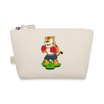 Tiger Boxer Boxhandschuhe Boxen - Bio-Täschchen - Natur - Vorne