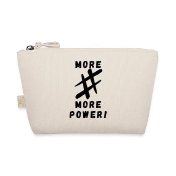 more # more power - Bio-Täschchen - Natur - Vorne
