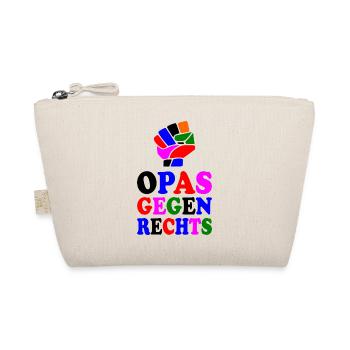 Opas gegen rechts - Bio-Täschchen - Natur - Vorne