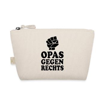 Opas gegen rechts - Bio-Täschchen - Natur - Vorne