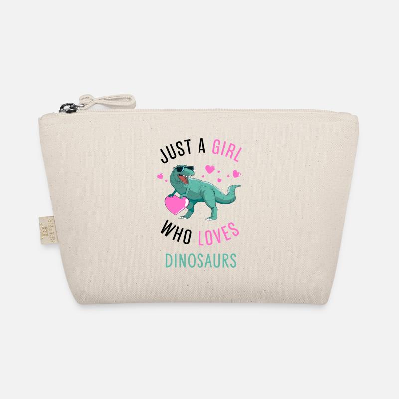 Nur ein Mädchen, das Dinosaurier süß Dinosaurier Geschenk Bio-Täschchen