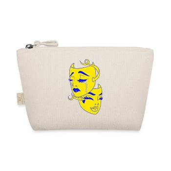 Belle femme peinture art visage femme colorée - Trousse biologique - nature - Devant