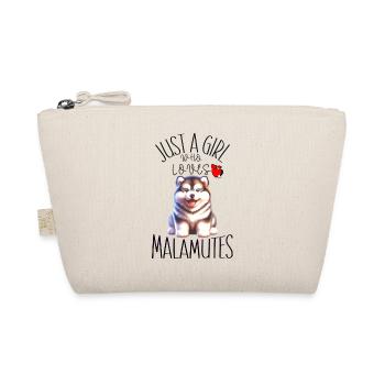 "T-Shirt Amour des Malamutes - coeur canin - Trousse biologique - nature - Devant
