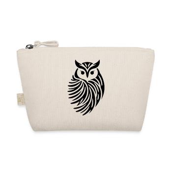 Silhouette abstraite de hibou minimaliste - Trousse biologique - nature - Devant