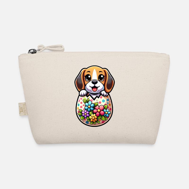 Buntes Osterei Beagle Schlüpfen Design Bio-Täschchen