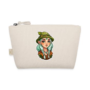 Druidin Druide Fantasy Illustration - Bio-Täschchen - Natur - Vorne