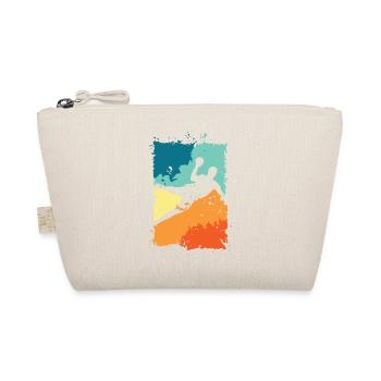 Couleurs de handball vintage icône de joueur de handball rétro - Trousse biologique - nature - Devant