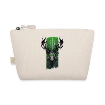 Majestic Antlers: Moose Head - Organic Pouch - nature - Front