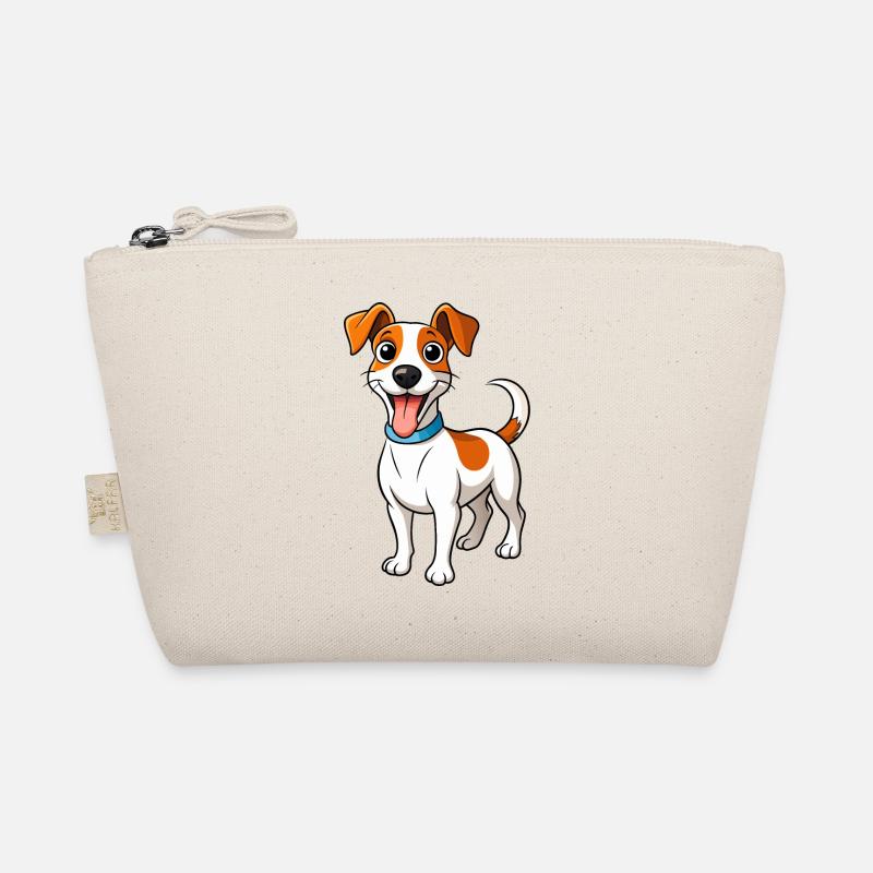 Energetic Jack Russell Terrier Organic Pouch