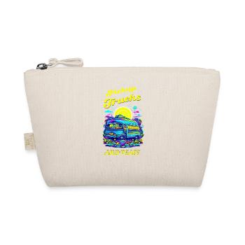 Camions, Routes, Campagne, Camping, Camionnage, Aventure - Trousse biologique - nature - Devant