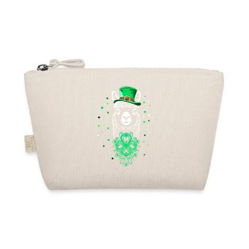 Lama de la Saint-Patrick en alpaga avec trèfle et chapeau - Trousse biologique - nature - Devant