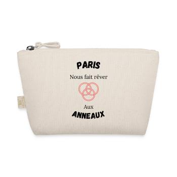 Paris makes us dream of rings. - Organic Pouch - nature - Front