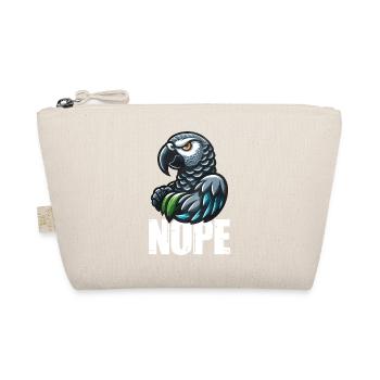 African Grey Parrot Gift - Organic Pouch - nature - Front