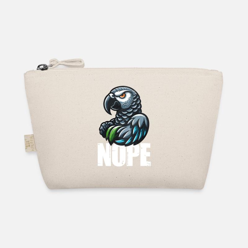 African Grey Parrot Gift Organic Pouch