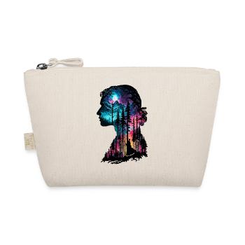 Silhouette / Forest / Portrait / Trees / Person - Organic Pouch - nature - Front
