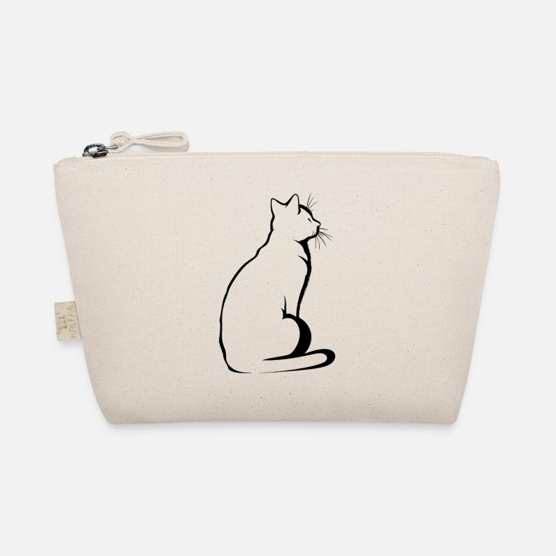 Katze, katzenmotiv - Bio-Täschchen - Natur