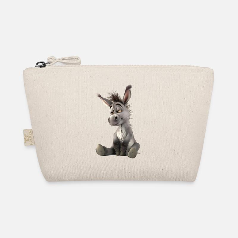 Esel sind eigenwillige Tiere Bio-Täschchen