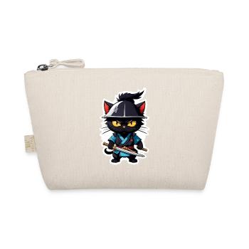 chat ninja - chaton samourai - Trousse biologique - nature - Devant