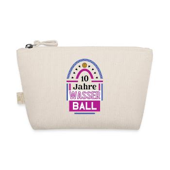 10 Jahre Wasserball Jubiläum Wasserballspielerin - Bio-Täschchen - Natur - Vorne