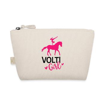Voltigieren Girl Reitsport Akrobatik Reiten Pferd - Bio-Täschchen - Natur - Vorne