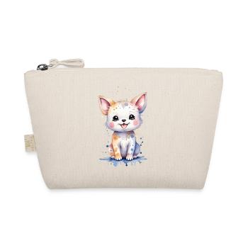 Kawaii Canine Charm : Peinture de chien à l’aquarelle - Trousse biologique - nature - Devant