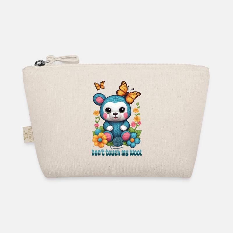 Teddy aus Wolle Bio-Täschchen