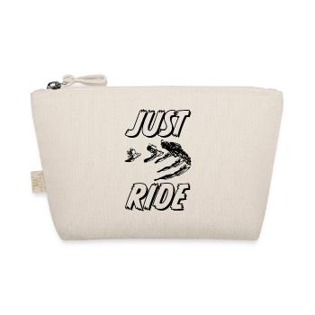 JUST RIDE bmx race - Organic Pouch - nature - Front