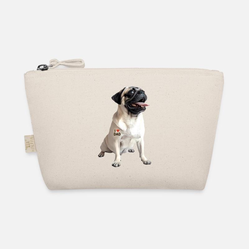 Pug Dad Papa Organic Pouch