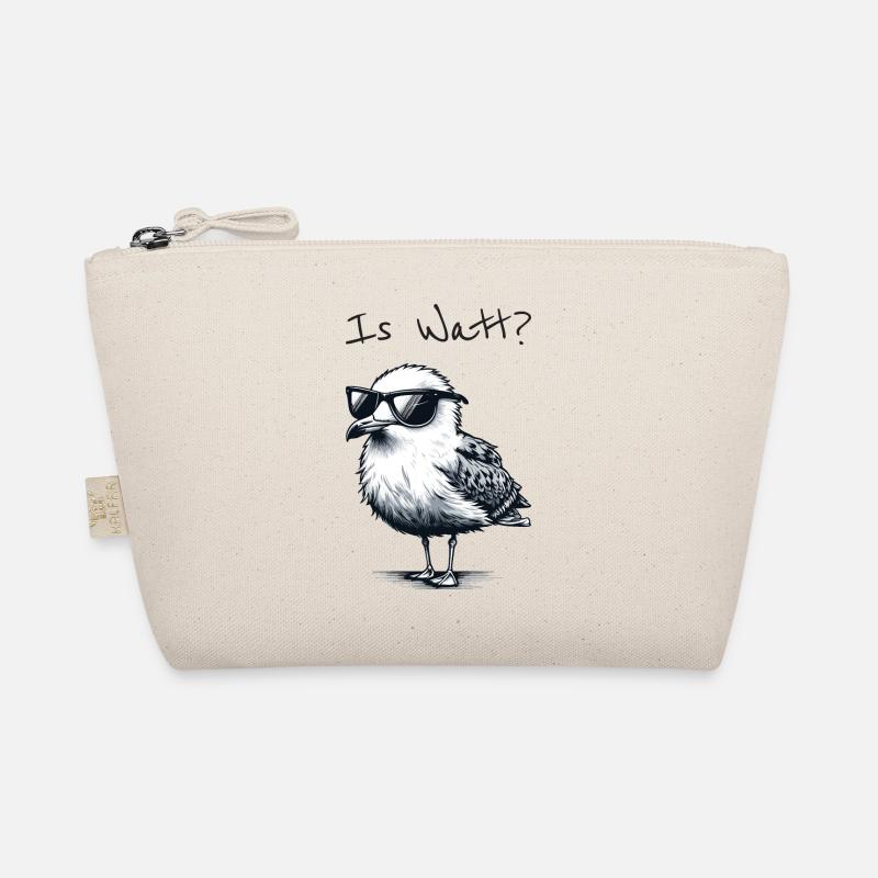 Is Watt Coole Möwe Urlaub Nordsee Organic Pouch