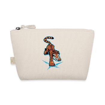 Tiger and lightning under the paws - Organic Pouch - nature - Front