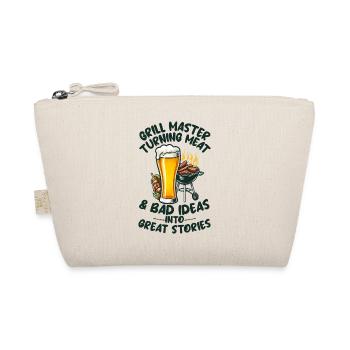 Grill Master, Beer and BBQ Lover - Organic Pouch - nature - Front