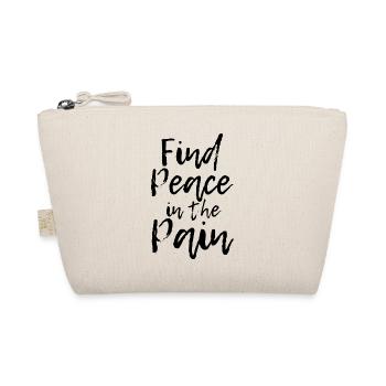 Find Peace In The Pain - Bio-Täschchen - Natur - Vorne
