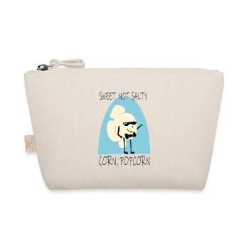 Sweet Popcorn Funny Pop Culture Cartoon Parody - Organic Pouch - nature - Front