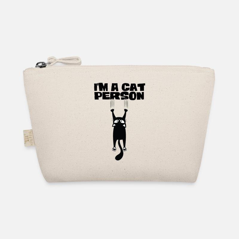 Ich bin ein Katzenmensch Bio-Täschchen