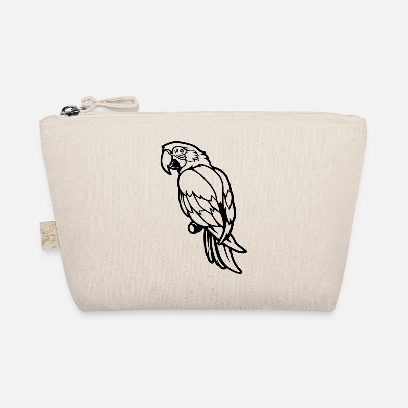 Parrot Animal Comic Organic Pouch