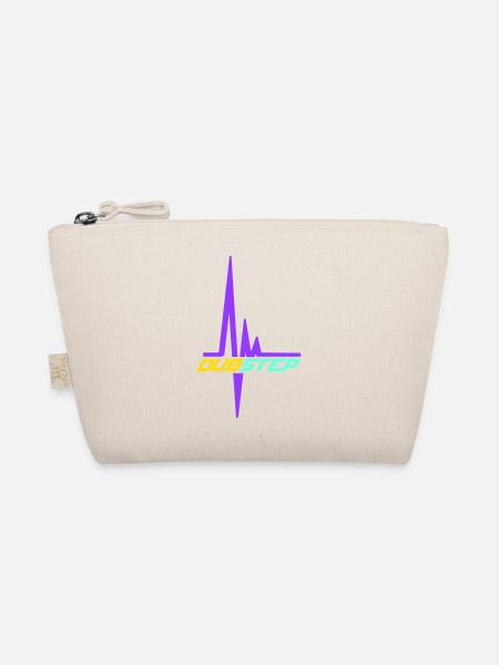 Dub Step Techno Music Pulse Heartbeat Frequency - Organic Pouch - nature - Front