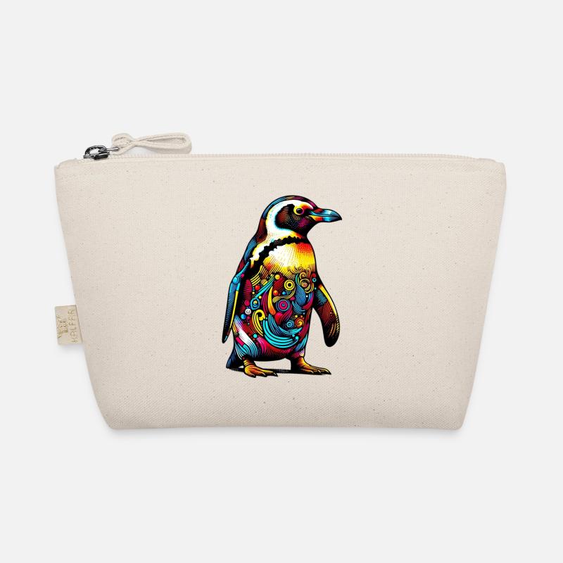 Pinguin - Bio-Täschchen - Natur