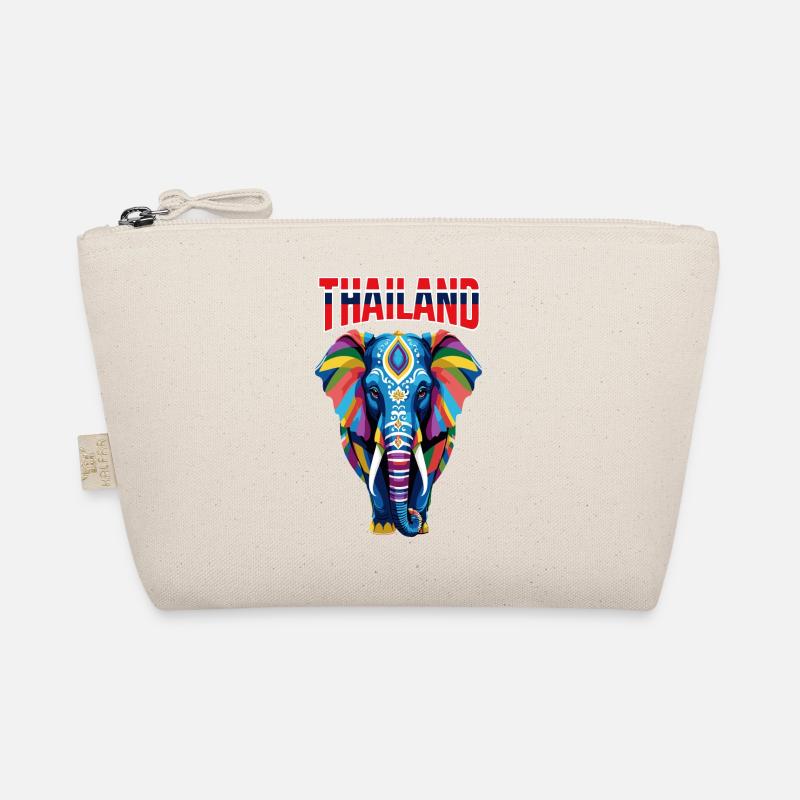 Éléphant abstrait coloré de Thaïlande - Trousse biologique - nature