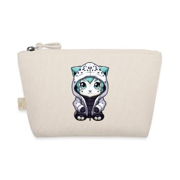 Léopard des neiges Léopard d’hiver Bande dessinée Mignon - Trousse biologique - nature - Devant