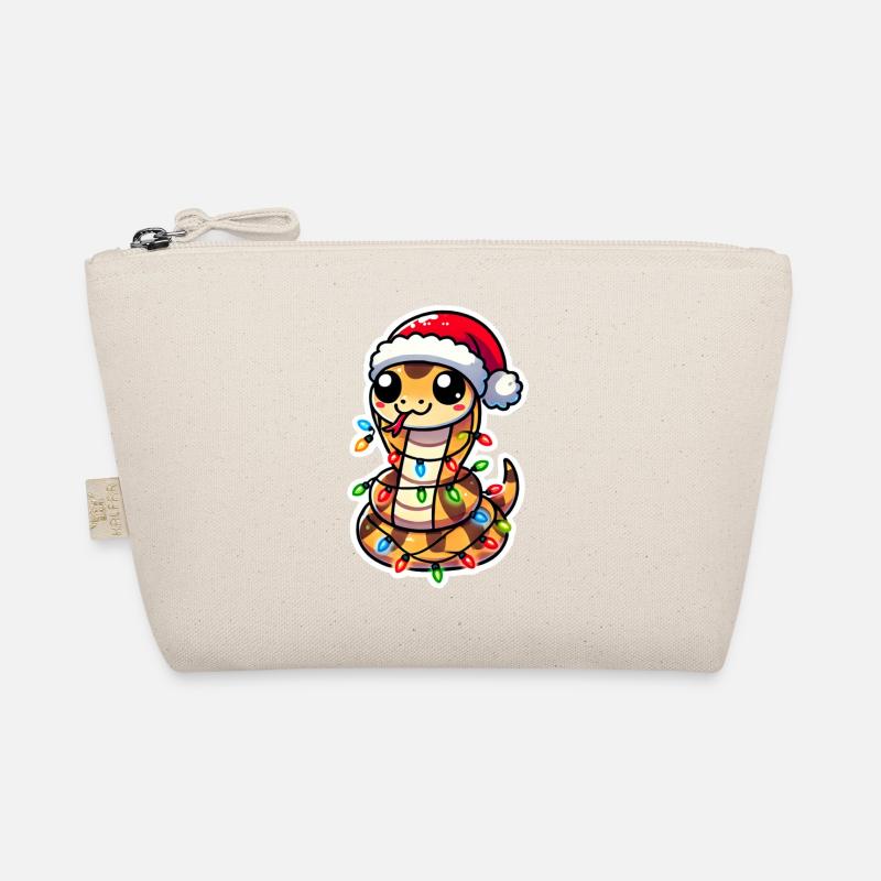 Christmas Snake Wrap - Organic Pouch - nature