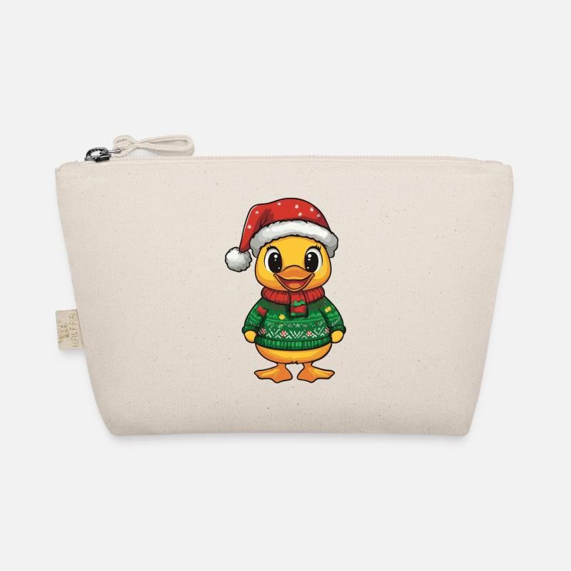 Ente Weihnachten Bio-Täschchen